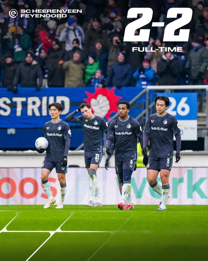 开云体育app-争冠几乎无望！范佩西率队近7轮丢11分，费耶诺德已被PSV甩开13分