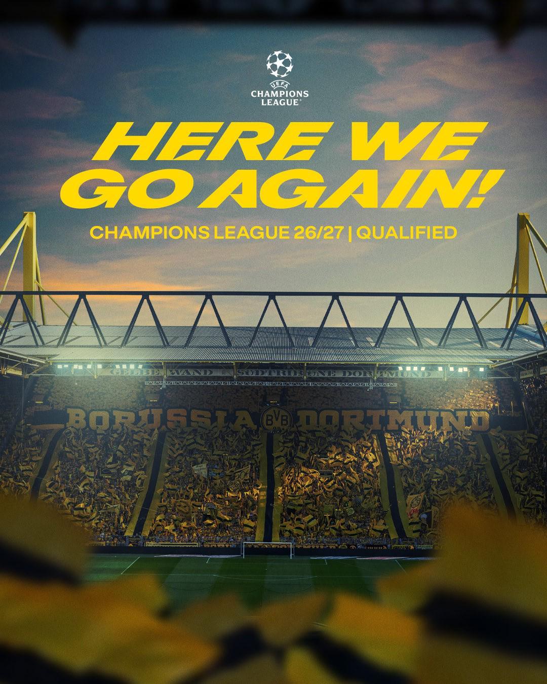 开云体育app-领先第5名10分，多特提前3轮晋级下赛季欧冠正赛